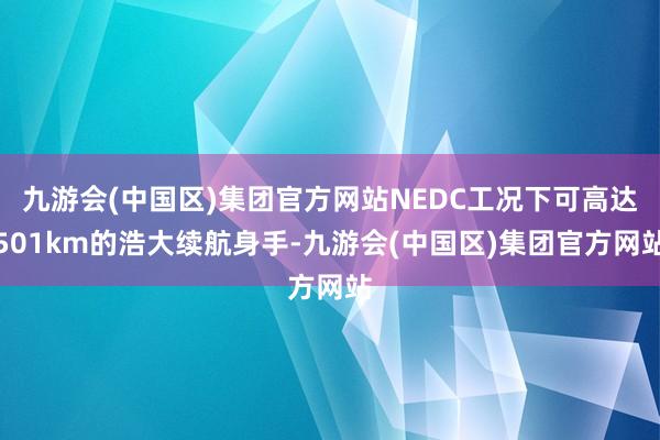 九游会(中国区)集团官方网站NEDC工况下可高达501km的浩大续航身手-九游会(中国区)集团官方网站