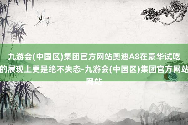 九游会(中国区)集团官方网站奥迪A8在豪华试吃的展现上更是绝不失态-九游会(中国区)集团官方网站