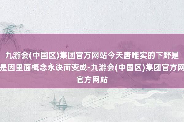 九游会(中国区)集团官方网站今天唐唯实的下野是不是因里面概念永诀而变成-九游会(中国区)集团官方网站