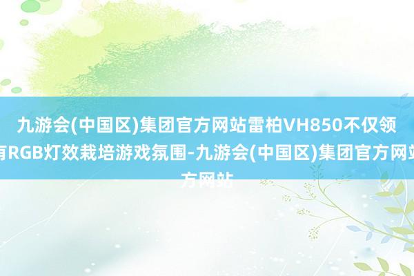 九游会(中国区)集团官方网站雷柏VH850不仅领有RGB灯效栽培游戏氛围-九游会(中国区)集团官方网站